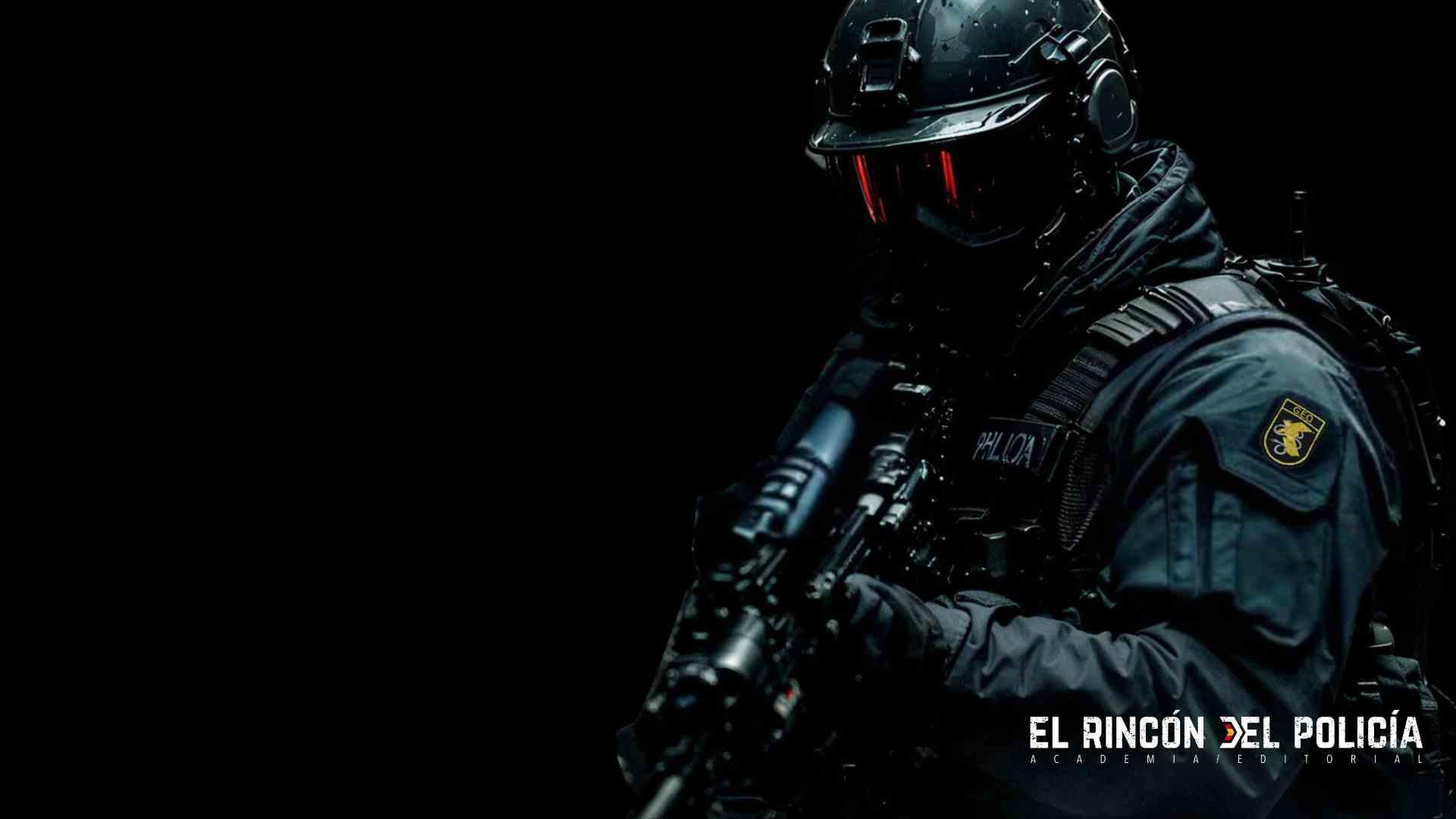 Agente del GEO de la Policía Nacional