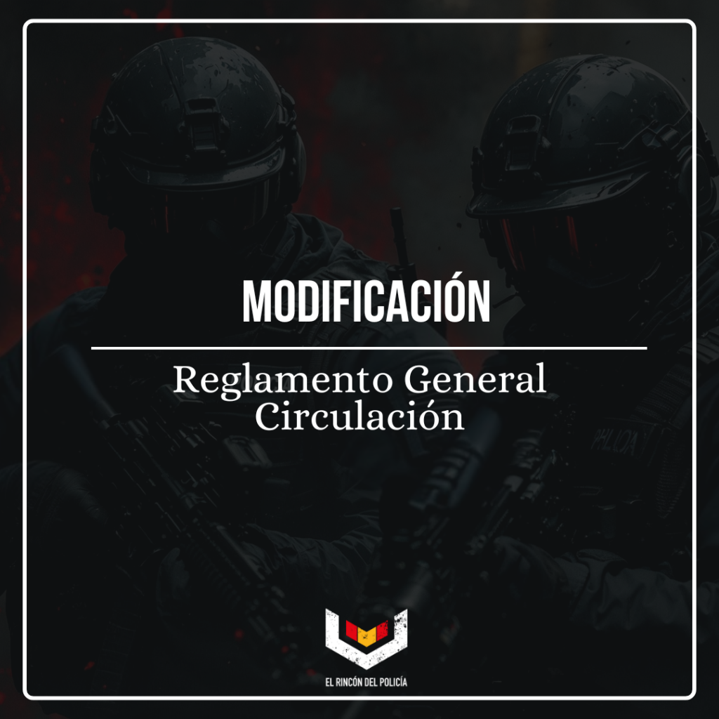 Modificación Reglamento General de Circulación